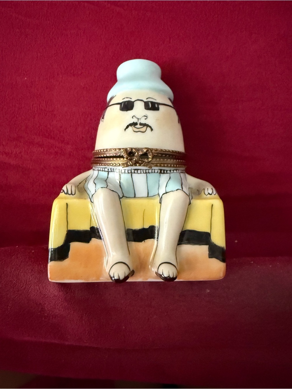 Limoges Vintage Humpty Dumpty Trinket Box